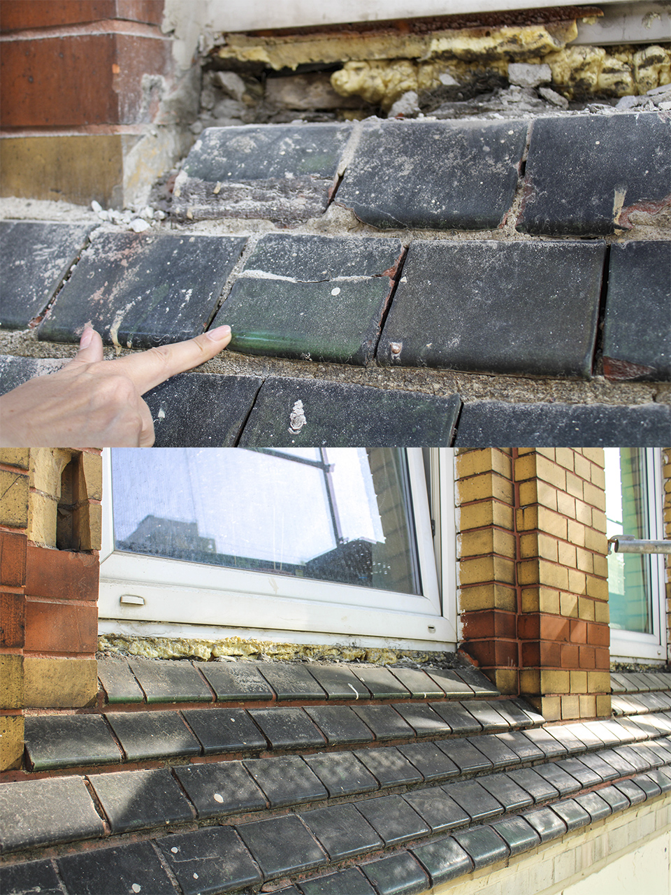 Ремонтируем фасад на на Багратиона, 24-28/Эпроновской, 2