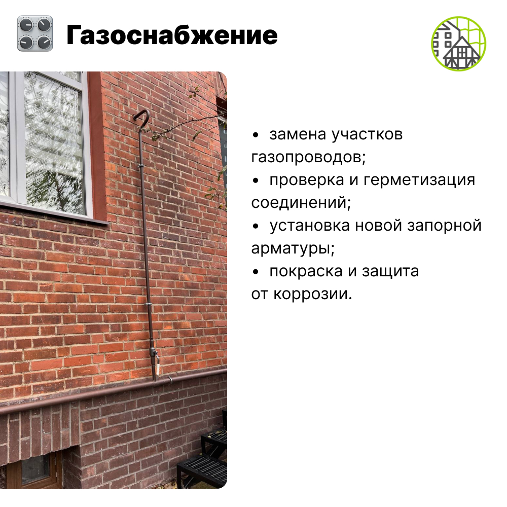 Капремонт внутридомовых инженерных систем