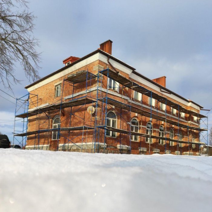 Продолжаем ремонт дома на Комсомольской, 25 в Железнодорожном