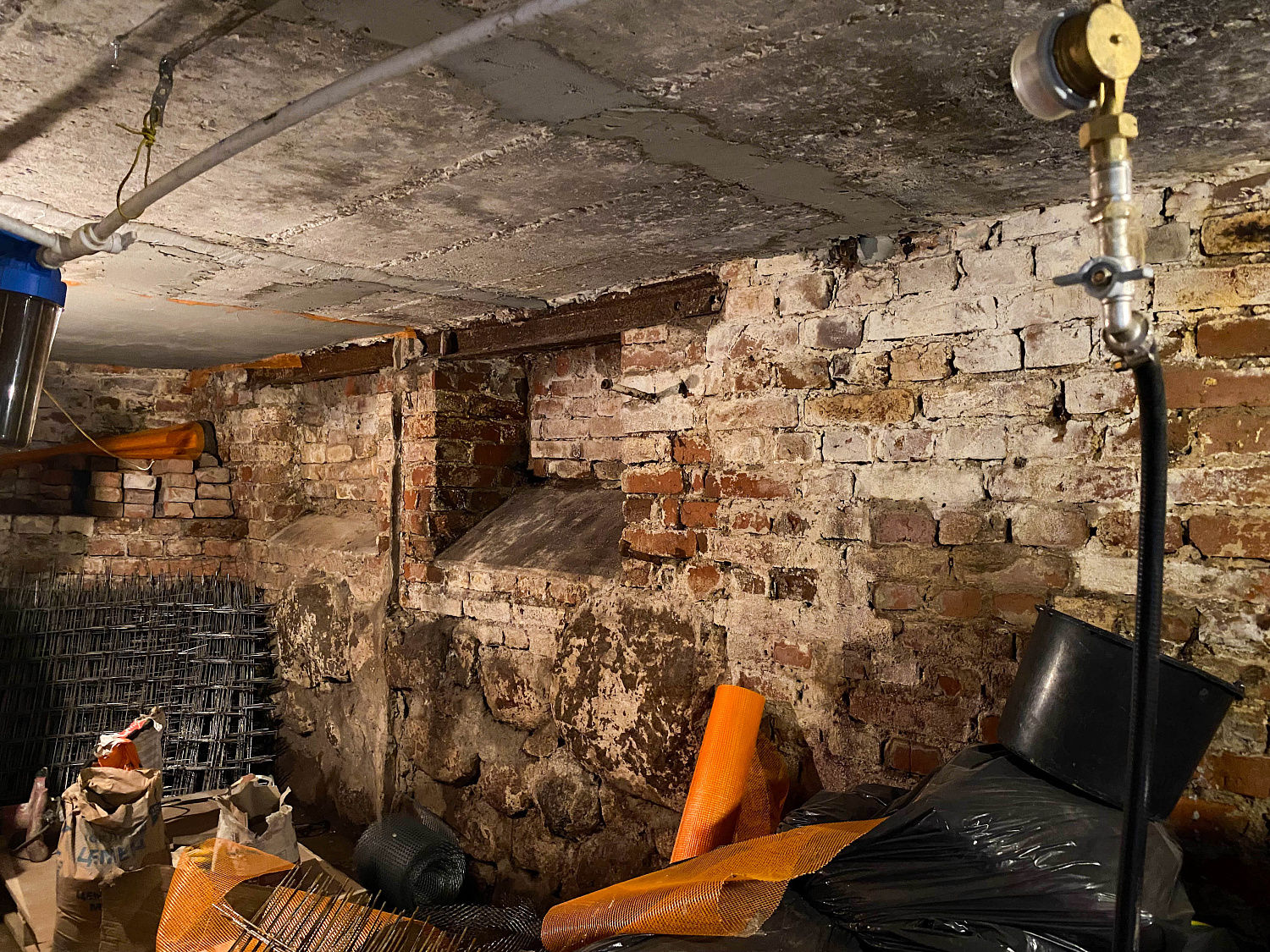 Ход работ: подвалы