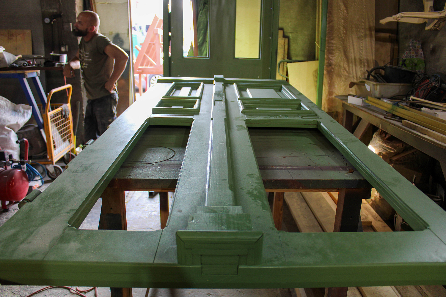 Ход работ в Советске на Невского, 12А