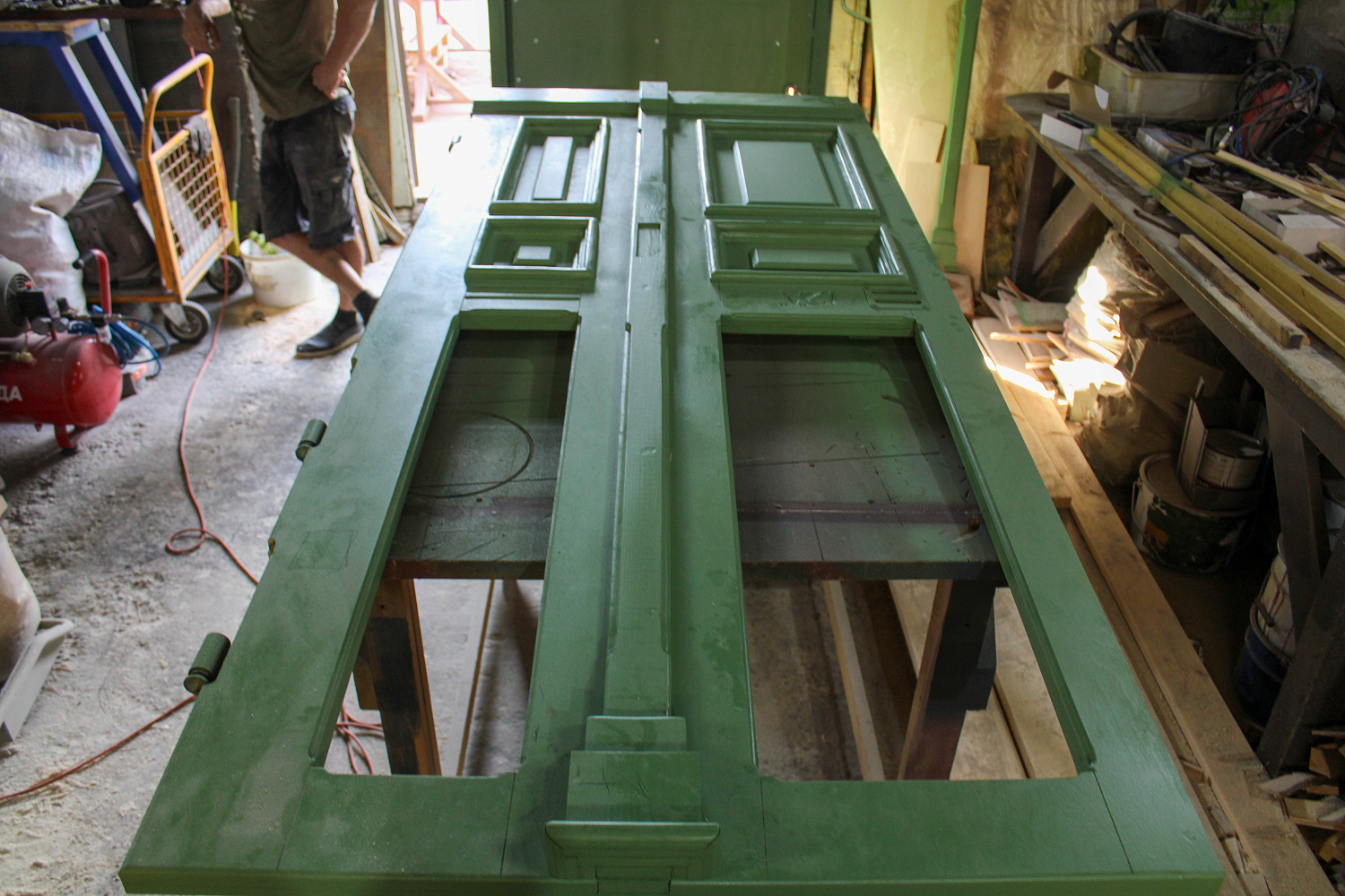 Ход работ в Советске на Невского, 12А