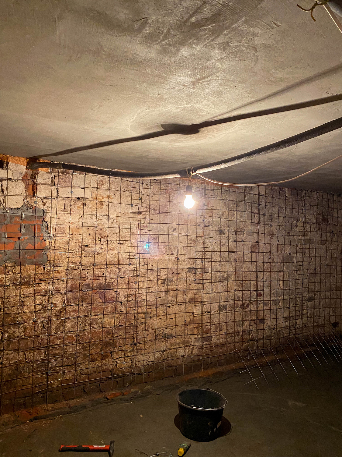 Ход работ: подвалы