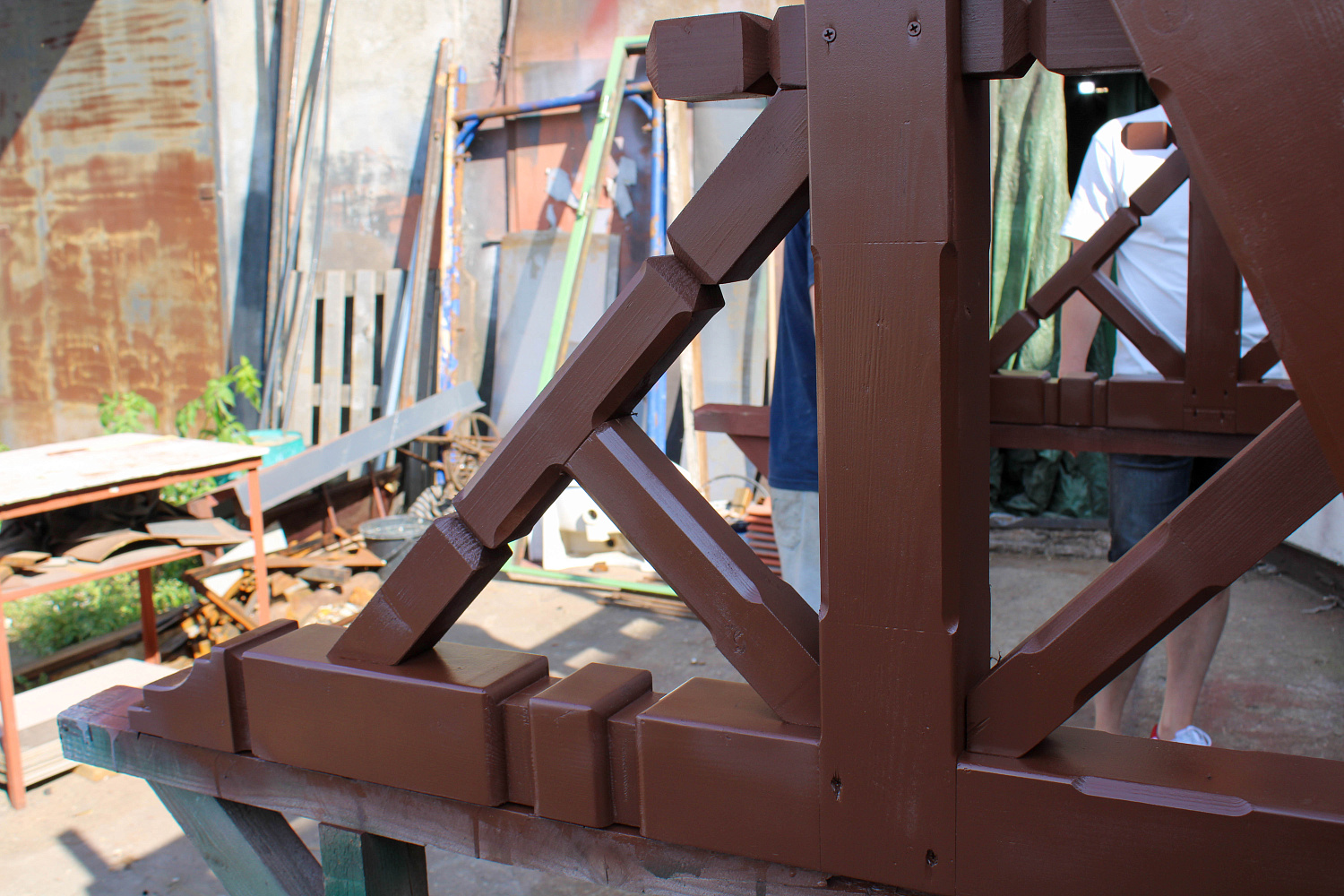 Ход работ в Советске на Невского, 12А