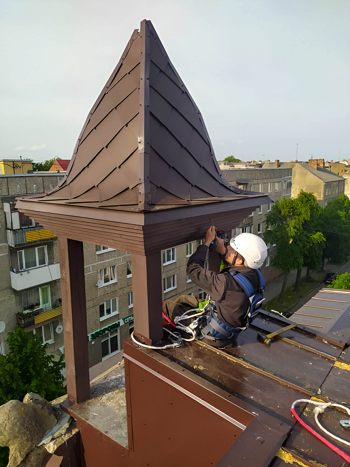 Восстановление башни объекта культурного наследия