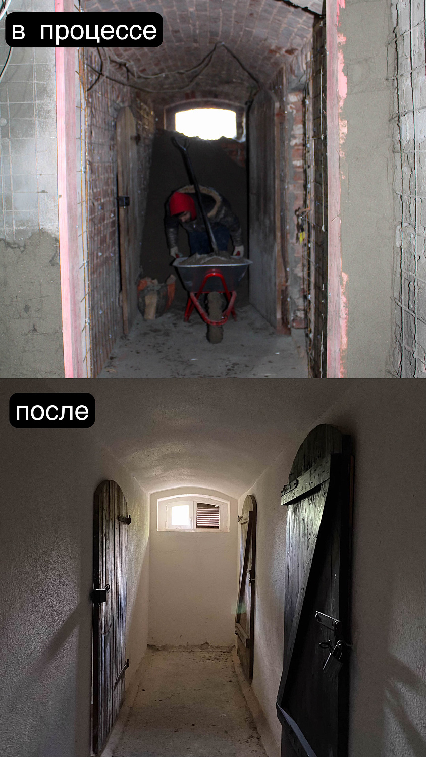 Ход работ: подвалы